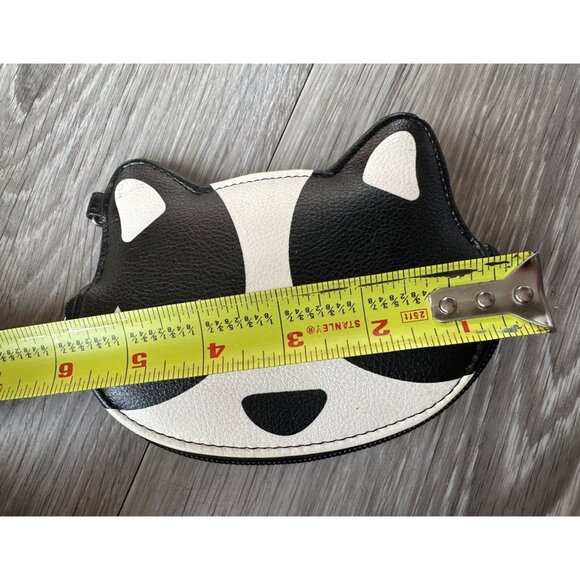 LUV BETSEY By Betsey Johnson Black and White Cat Purse/Wristlet - Picture 14 of 15